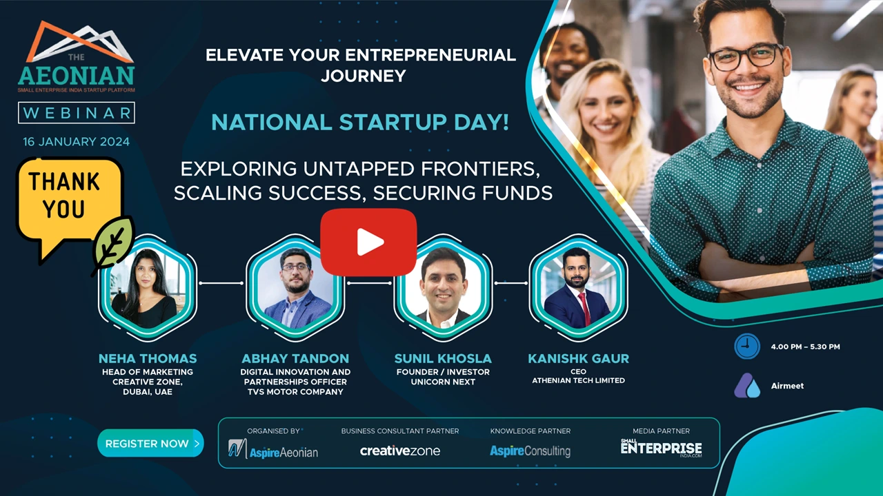 The AEONIAN National Startup Day Video